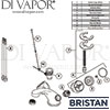 Bristan Club Basin Mixer Tap Waste 6 Litre Flow Limit Spares